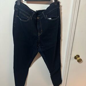 GAP Women's Dark Blue Skinny Jeans